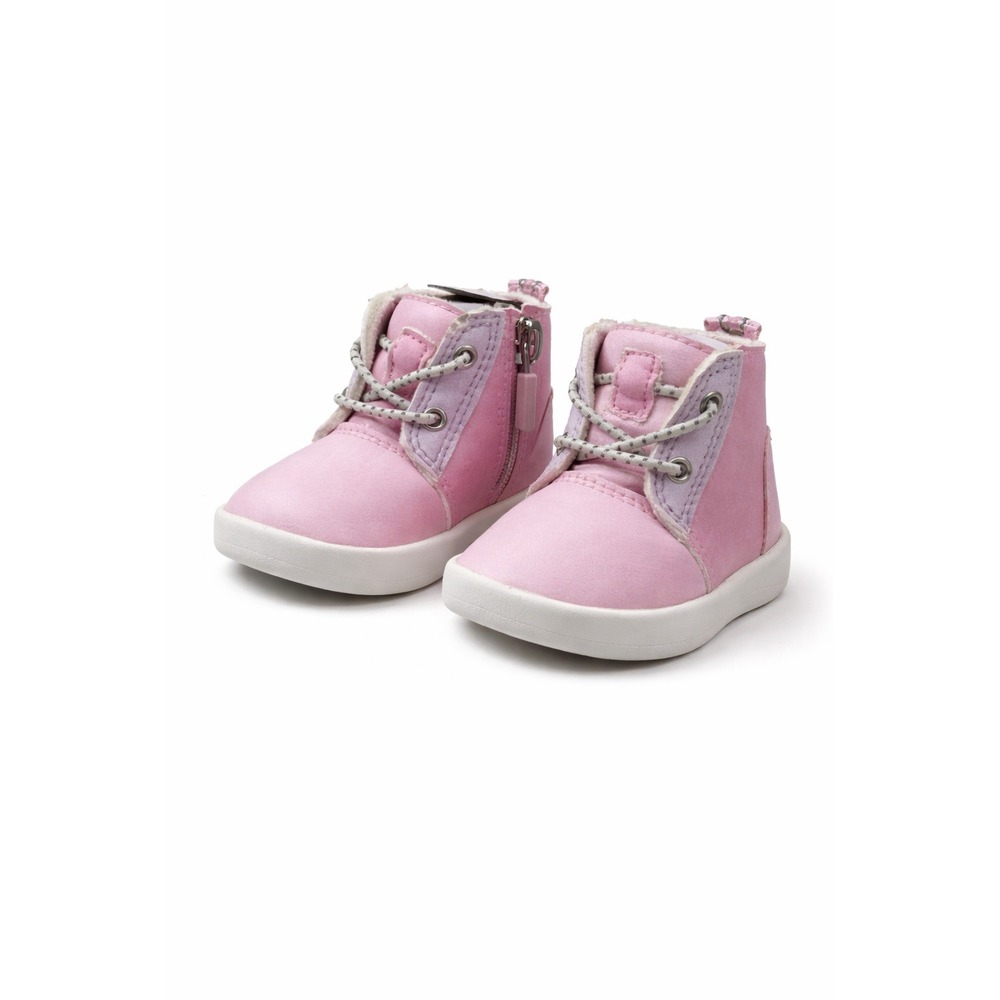 UGG Kristjan Infant Pink High Top Sneakers Size 0/1 NWT